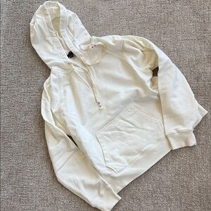 J Crew Women’s Hoodie off-white size M